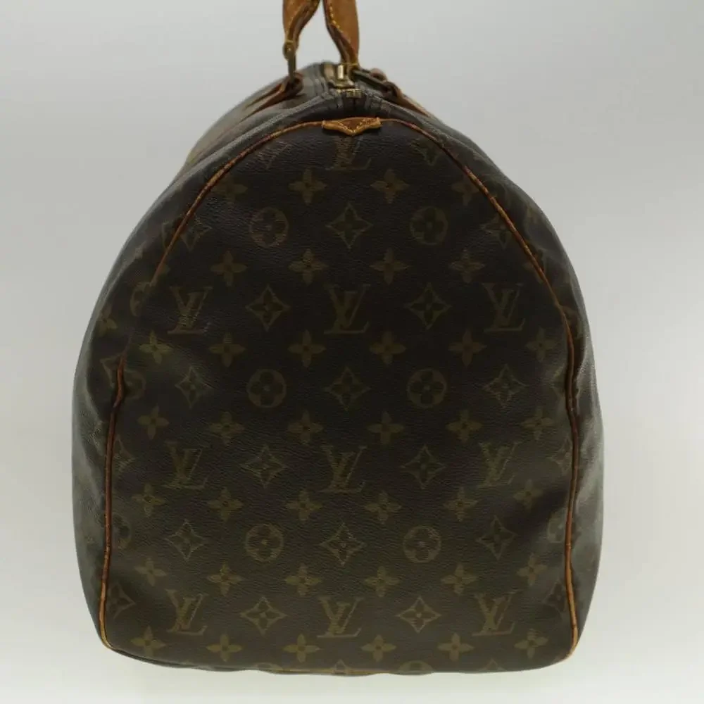 LOUIS VUITTON Monogram Keepall 55 Boston Bag M41424 LV Auth 58741 - Picture 4 of 16